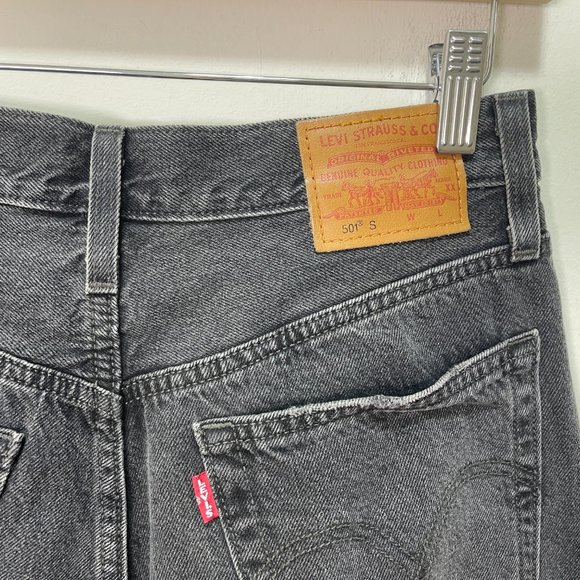 Levis 501 Skinny High Waisted Distressed Jeans sz 26 - Picture 10 of 16